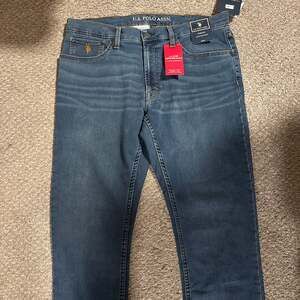 U.S. POLO ASSN. Men's Slim Straight Luxe Performance Stretch Jeans Size 36x32